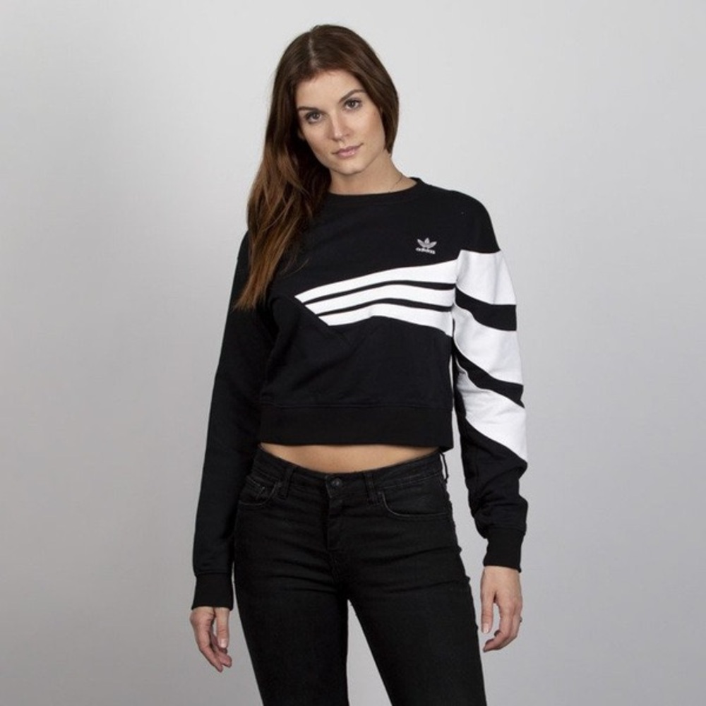 Vintage Adidas Originals Crop Top Sweatshirt